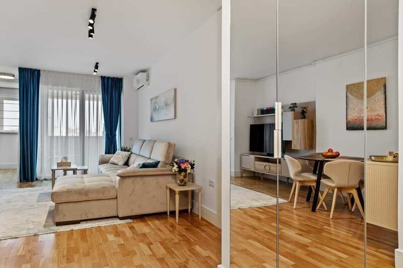 Floreasca 102 The Adress Bloc 2021, 2 camere Centrala AC, Parcare, ctr Anaf