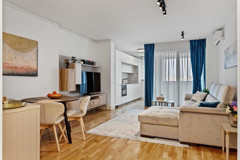 Floreasca 102 The Adress Bloc 2021, 2 camere Centrala AC, Parcare, ctr Anaf